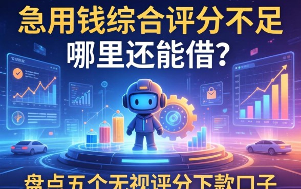 急用钱综合评分不足哪里还能借？盘点五个无视评分下款的口子
