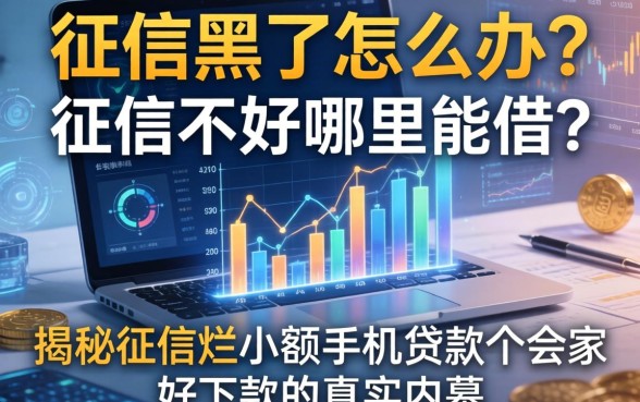 征信黑了怎么办？征信不好哪里能借？揭秘征信烂小额手机贷款哪家好下款的真实内幕