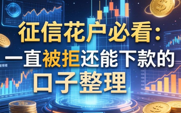 征信花户必看：一直被拒还能下款的口子整理