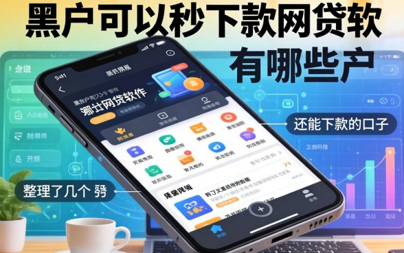 黑户可以秒下款的网贷软件有哪些？整理了几个还能下款的口子