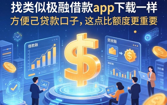 找类似极融借款app下载一样方便的贷款口子，这点比额度更重要