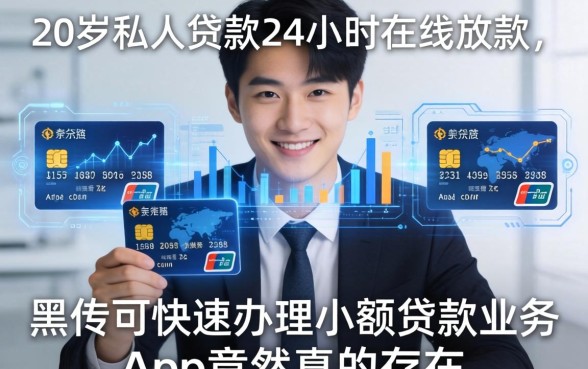 我翻遍全网发现，20岁私人贷款24小时在线放款，黑户可快速办理小额贷款业务的app竟然真的存在