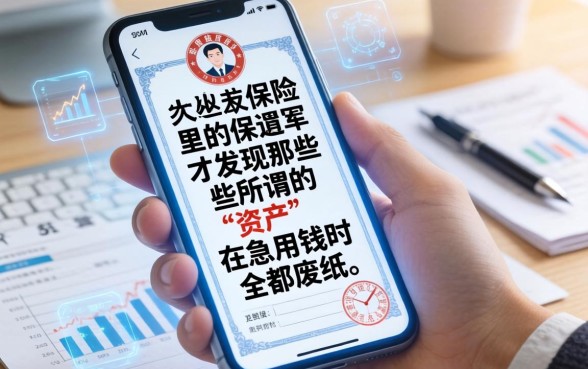 我翻遍了手机里的保险单，才发现那些所谓的“资产”在急用钱时全是废纸