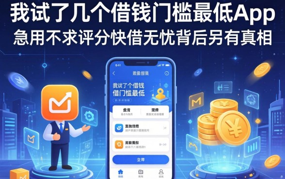 我试了几个借钱门槛最低的app，发现急用不求评分快借无忧背后另有真相