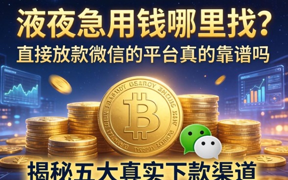深夜急用钱哪里找？直接放款微信的平台真的靠谱吗？揭秘五大真实下款渠道