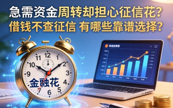 急需资金周转却担心征信花？2026借钱不查征信的有哪些靠谱选择？