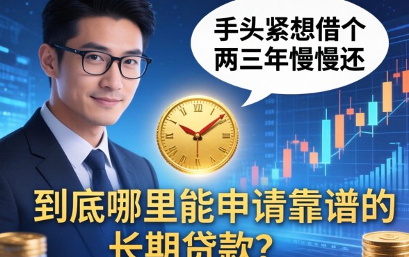 手头紧想借个两三年慢慢还，到底哪里能申请靠谱的长期贷款？