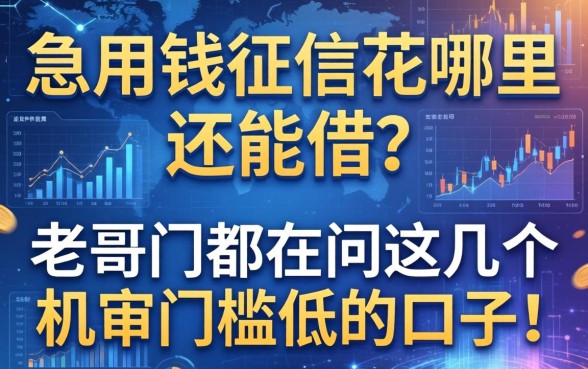 急用钱征信花哪里还能借？老哥们都在问这几个机审门槛低的口子！