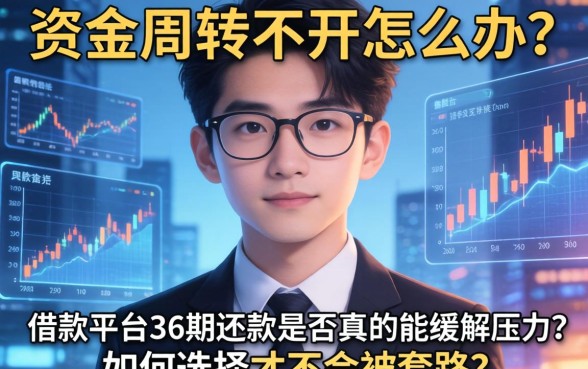 资金周转不开怎么办？借款平台36期还款是否真的能缓解压力？如何选择才不会被套路？