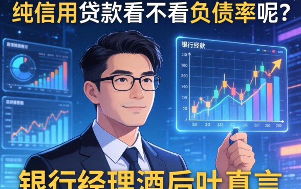 纯信用贷款看不看负债率呢？银行经理酒后吐真言
