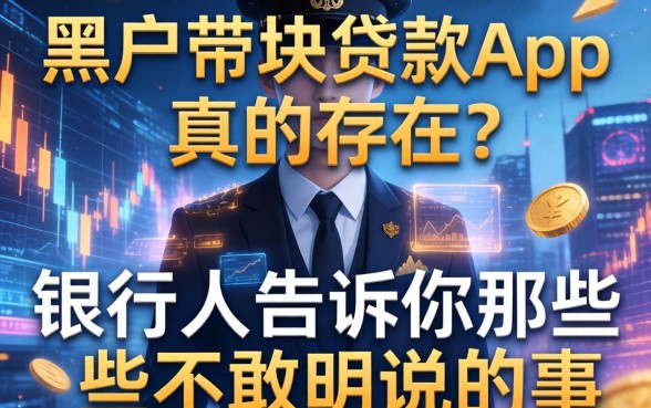 黑户带块贷款app真的存在？银行人告诉你那些不敢明说的事