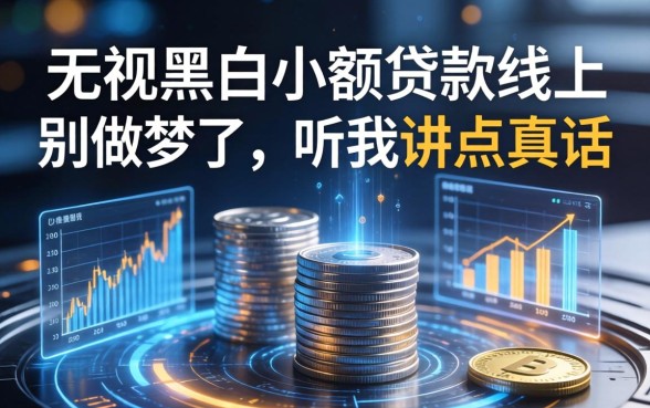 无视黑白小额贷款线上：别做梦了，听我讲点真话