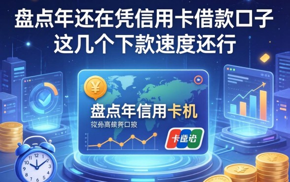 盘点2026年还在的凭信用卡借款口子，这几个下款速度还行