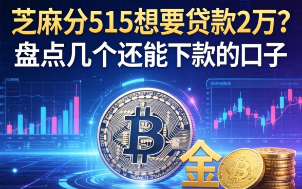 芝麻分515想要贷款2万？盘点几个还能下款的口子