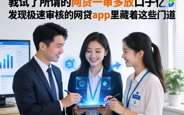 我试了所谓的网贷一审多放的口子，发现极速审核的网贷app里藏着这些门道