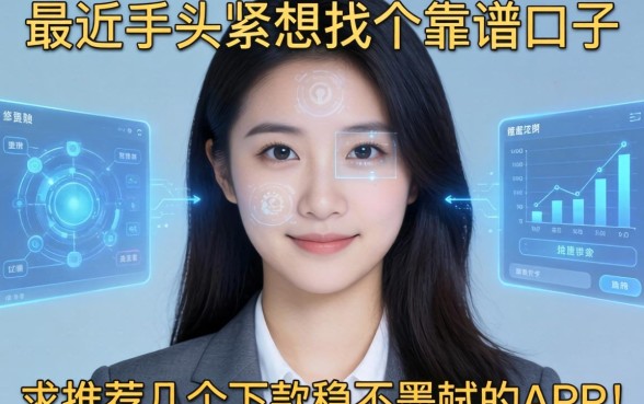 最近手头紧想找个靠谱口子，求推荐几个下款稳不墨迹的APP！
