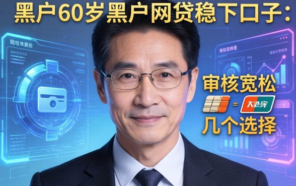 黑户60岁黑户网贷稳下口子：审核宽松的几个选择