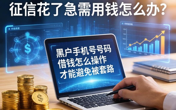 征信花了急需用钱怎么办？黑户手机号码借钱怎么操作才能避免被套路？