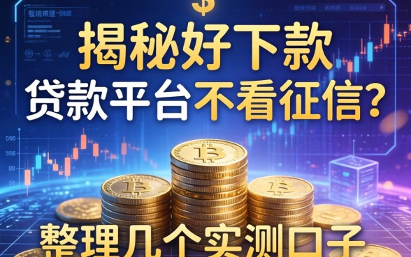 揭秘好下款的贷款平台不看征信吗，整理几个实测口子