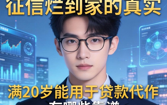 征信烂到家的真实经历：满20岁能用的贷款软件有哪些靠谱