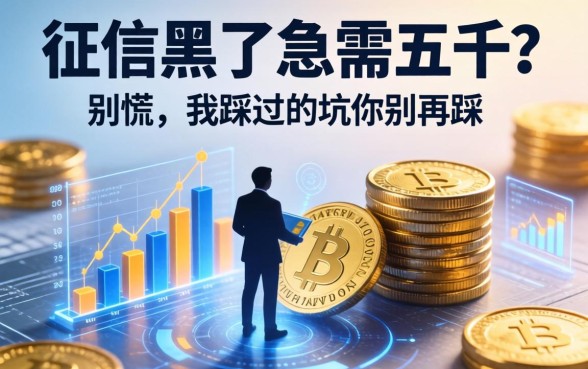 征信黑了急需五千？别慌，我踩过的坑你别再踩