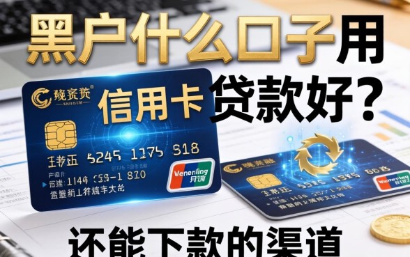黑户什么口子用信用卡贷款好？整理几个还能下款的渠道