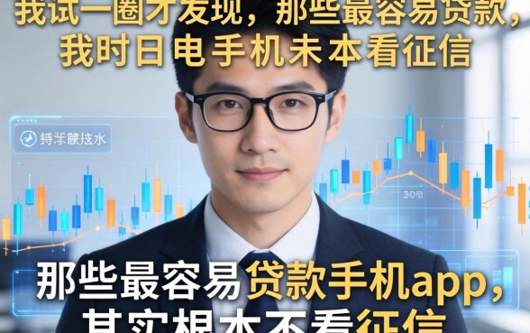 我试了一圈才发现，那些最容易贷款的手机app，其实根本不看征信