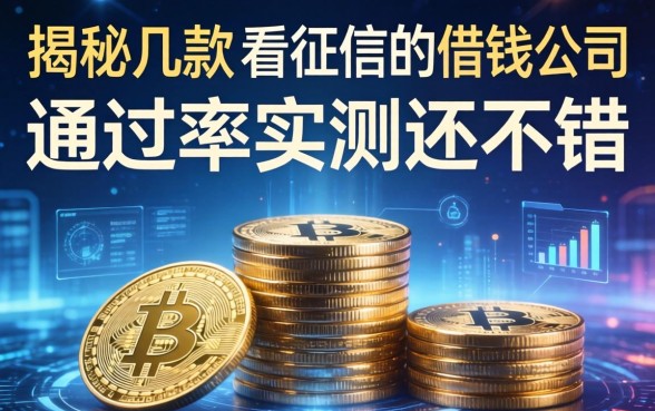 揭秘几款不看征信的借钱公司，通过率实测还不错