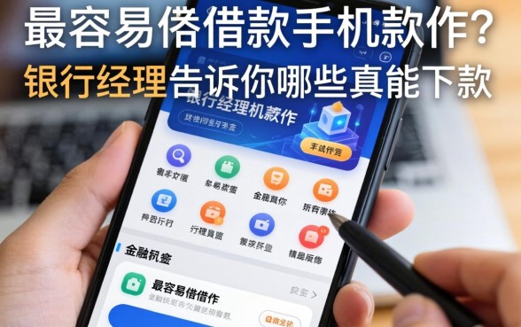 最容易借款的手机软件？银行经理告诉你哪些真能下款