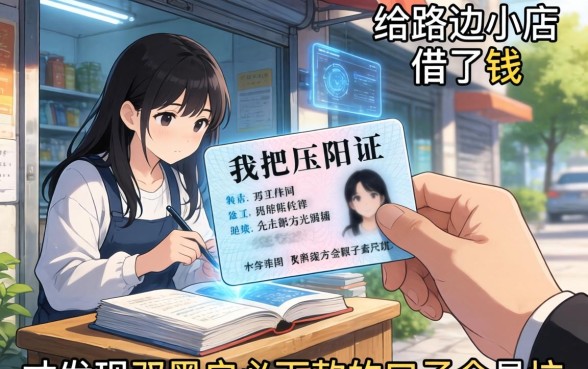 我把身份证压给路边小店借了钱，才发现双黑户必下款的口子全是坑