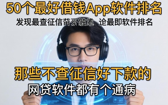 我翻了50个最好借钱的app软件排名，发现那些不查征信好下款的网贷软件都有个通病