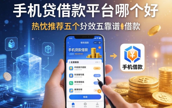 手机贷借款平台哪个好，热忱推荐五个靠谱的借款app