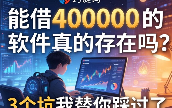 能借40000的软件真的存在吗？这3个坑我替你踩过了