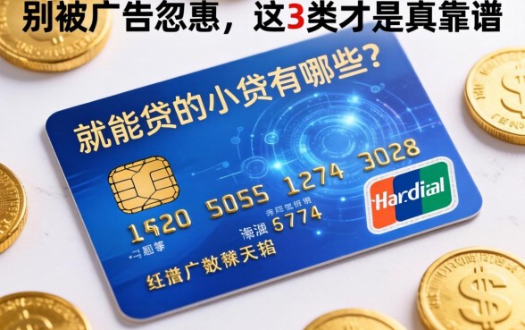 有信用卡就能贷的小贷有哪些？别被广告忽悠，这3类才是真靠谱