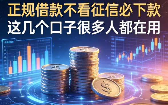 正规借款不看征信必下款，这几个口子很多人都在用