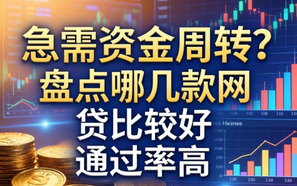 急需资金周转？盘点哪几款网贷比较好通过率高
