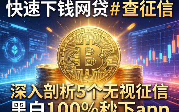 快速下钱的网贷,不查征信，深入剖析5个无视征信黑白100%秒下app