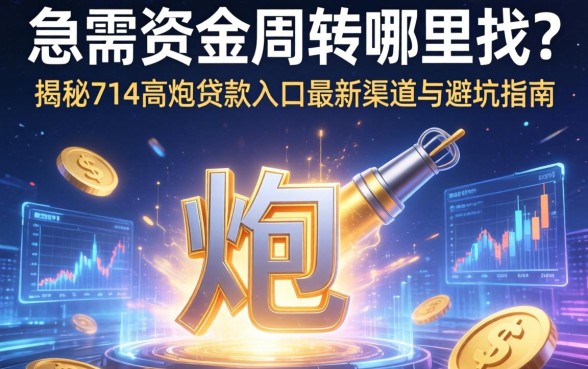 急需资金周转哪里找？揭秘714高炮贷款入口2026最新渠道与避坑指南