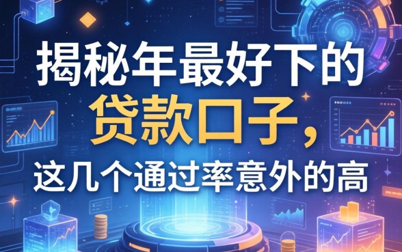 揭秘2026年最好下的贷款口子，这几个通过率意外的高