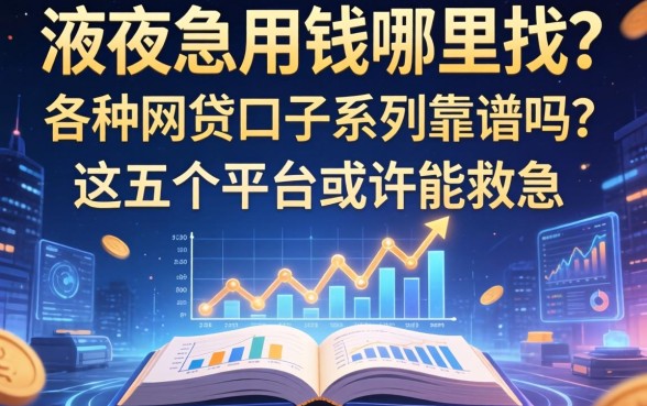 深夜急用钱哪里找？各种网贷口子系列靠谱吗？这五个平台或许能救急