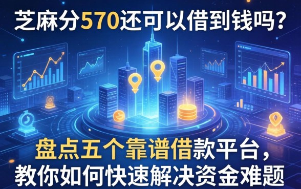 芝麻分570还可以借到钱吗？盘点五个靠谱借款平台，教你如何快速解决资金难题