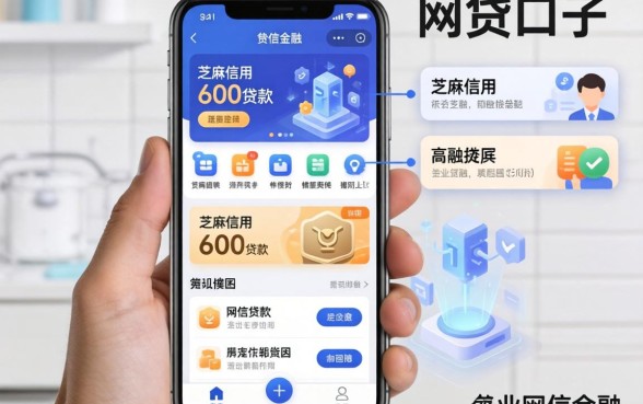 类似捷信金融app一样的网贷口子，梳理5个芝麻信用600贷款软件