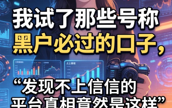 我试了那些号称黑户必过的口子，发现不上征信的平台真相竟然是这样