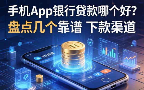 手机app银行贷款哪个好？盘点几个靠谱的下款渠道