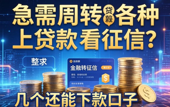 急需周转哪种小额贷款不看征信？整理了几个还能下款的口子