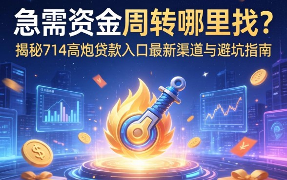 急需资金周转哪里找？揭秘714高炮贷款入口2026最新渠道与避坑指南