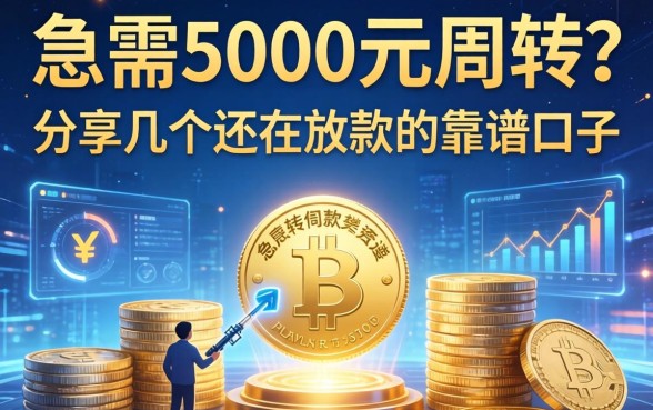 急需5000元周转？分享几个还在放款的靠谱口子