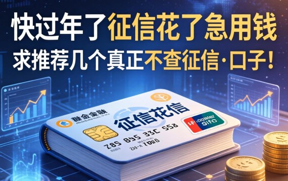 快过年了征信花了急用钱，求推荐几个真正不查征信的口子！