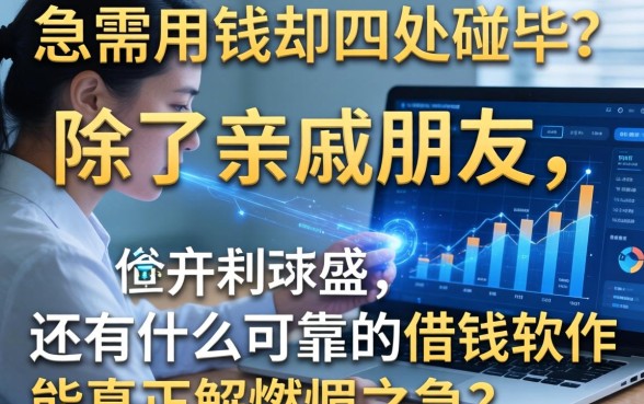 急需用钱却四处碰壁？除了亲戚朋友，还有什么可靠的借钱软件能真正解燃眉之急？