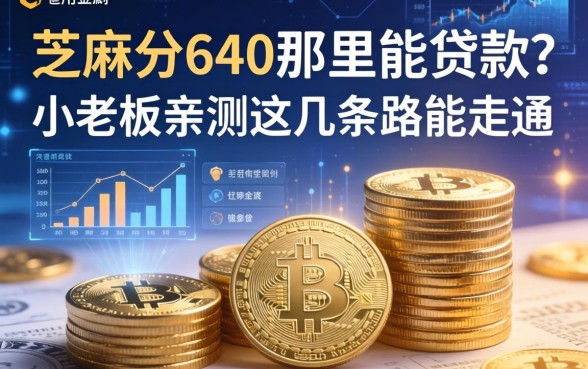 芝麻分640那里能贷款？小老板亲测这几条路能走通